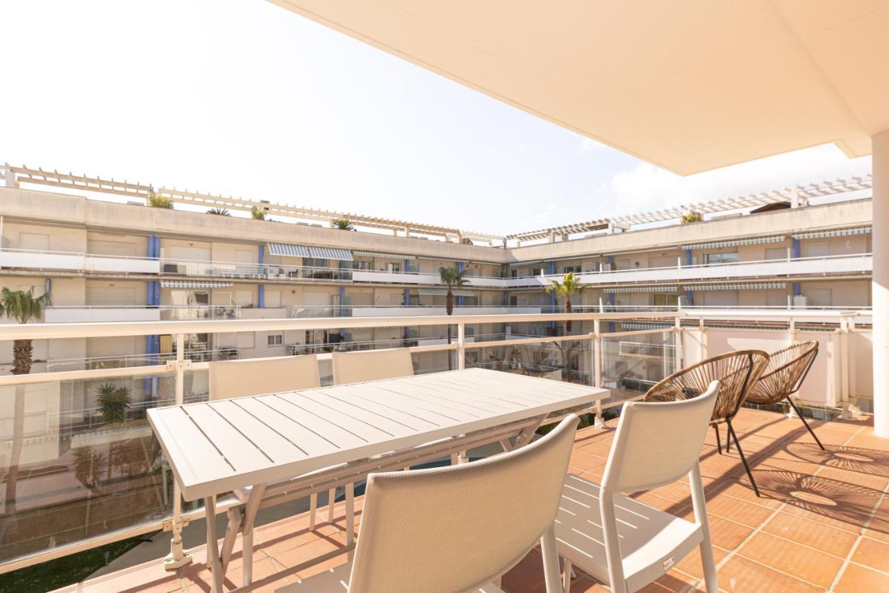 Vista Roses Mar - Apartamento con piscina II Exterior foto