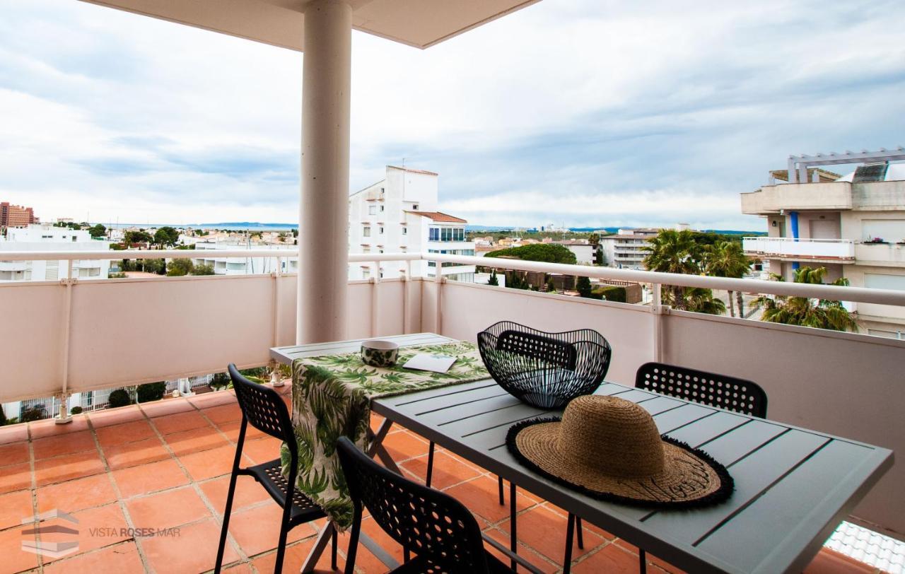 Vista Roses Mar - Apartamento con piscina II Exterior foto