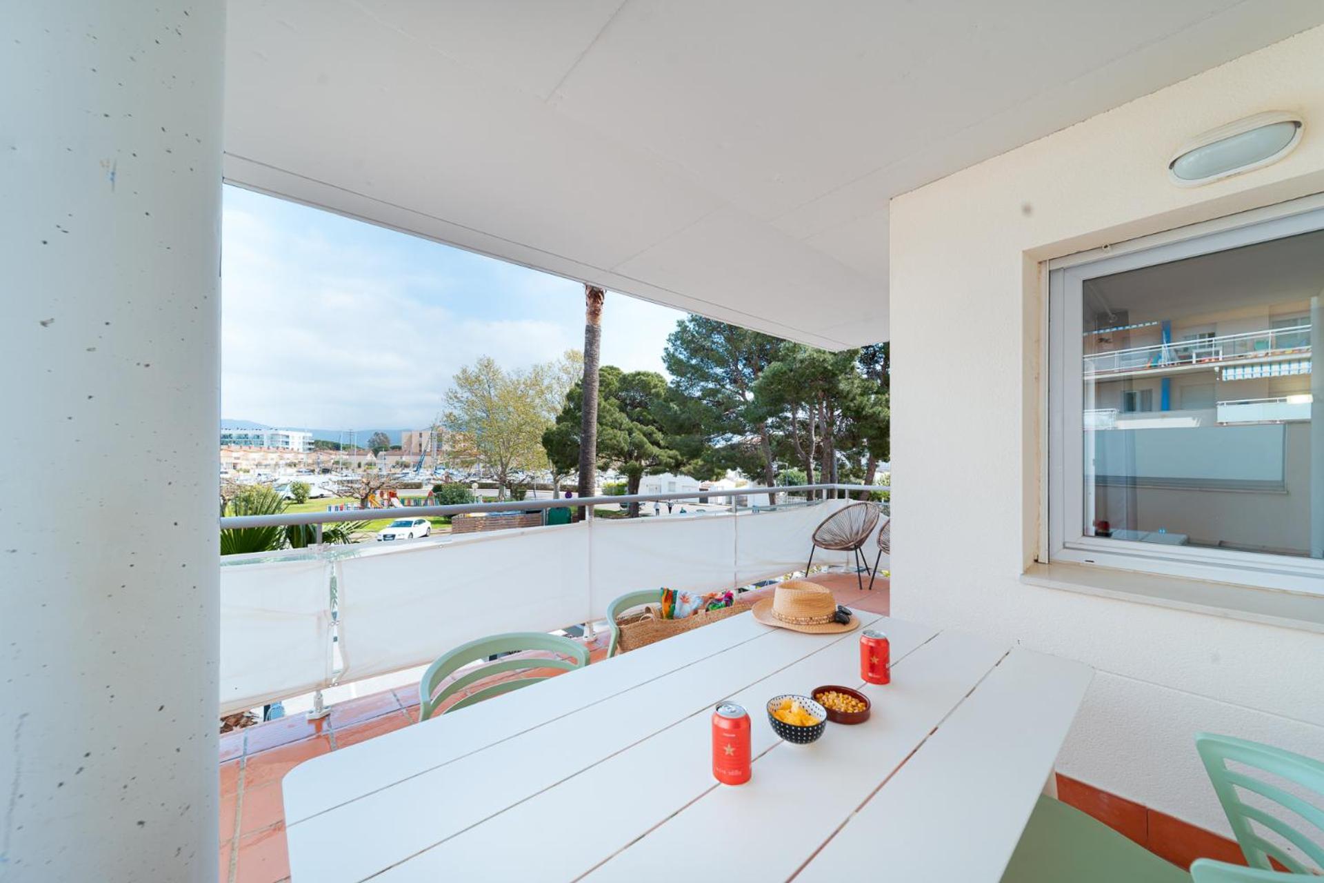 Vista Roses Mar - Apartamento con piscina II Exterior foto