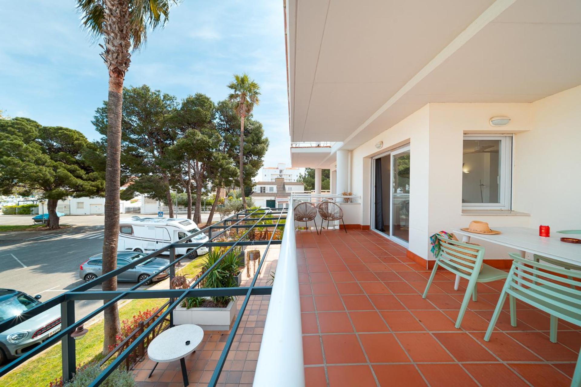 Vista Roses Mar - Apartamento con piscina II Exterior foto